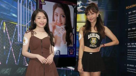 樂宜出寫真NFT 孖貝依霖出席藝術展覽