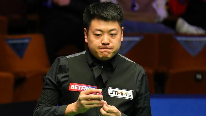 中國桌球手梁文博被罰停賽。(新華社)