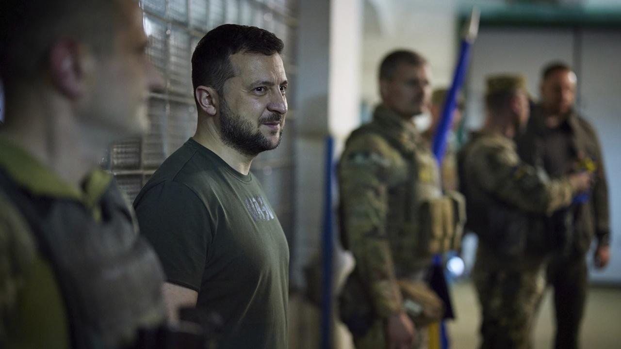 澤連斯基重申不會放棄北頓內次克陣地。(AP)