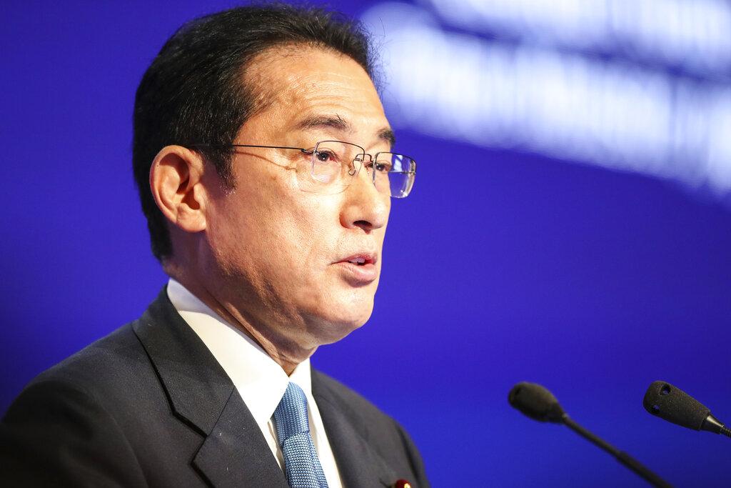 岸田文雄落實出席月底北約會議。(美聯社)