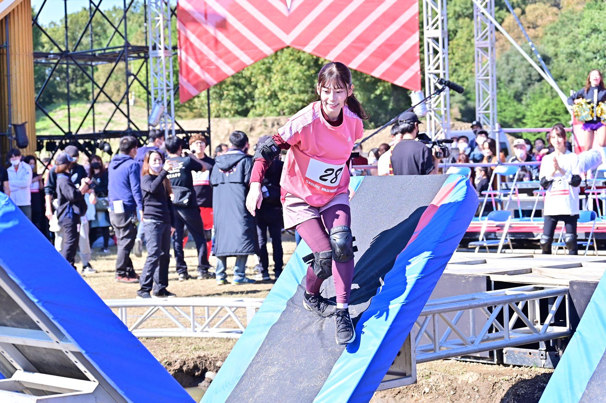 日本傳媒稱，電視節目《極限體能王》的障礙賽將成為現代五項新項目。(《極限體能王》Twitter圖片)