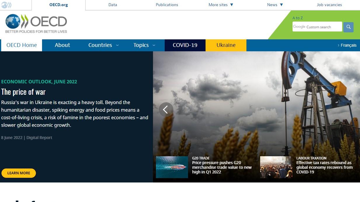 經濟預測｜OECD降環球今明兩年經濟增長預測