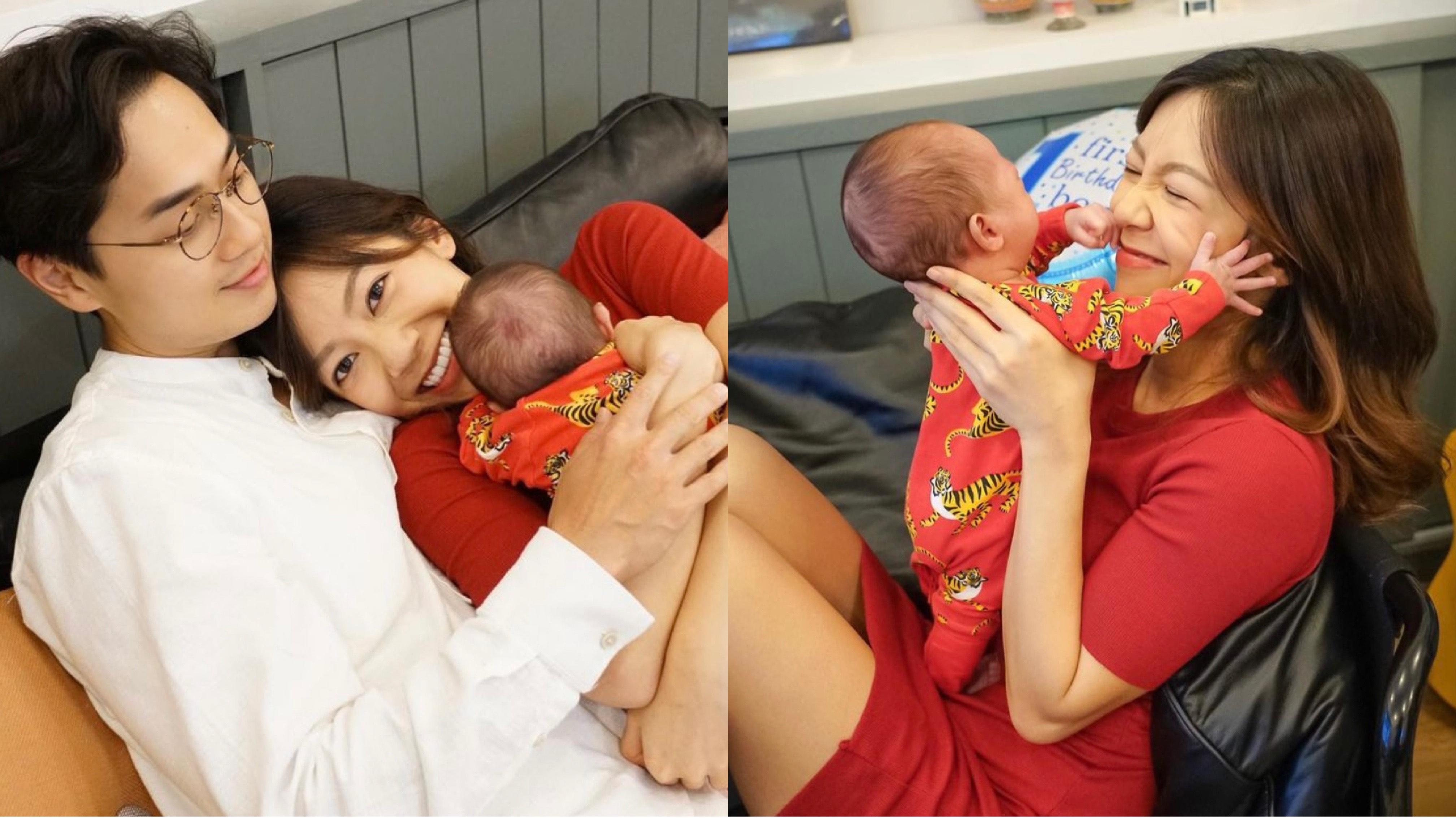 何雁詩囝囝滿月 搵李丞責改名