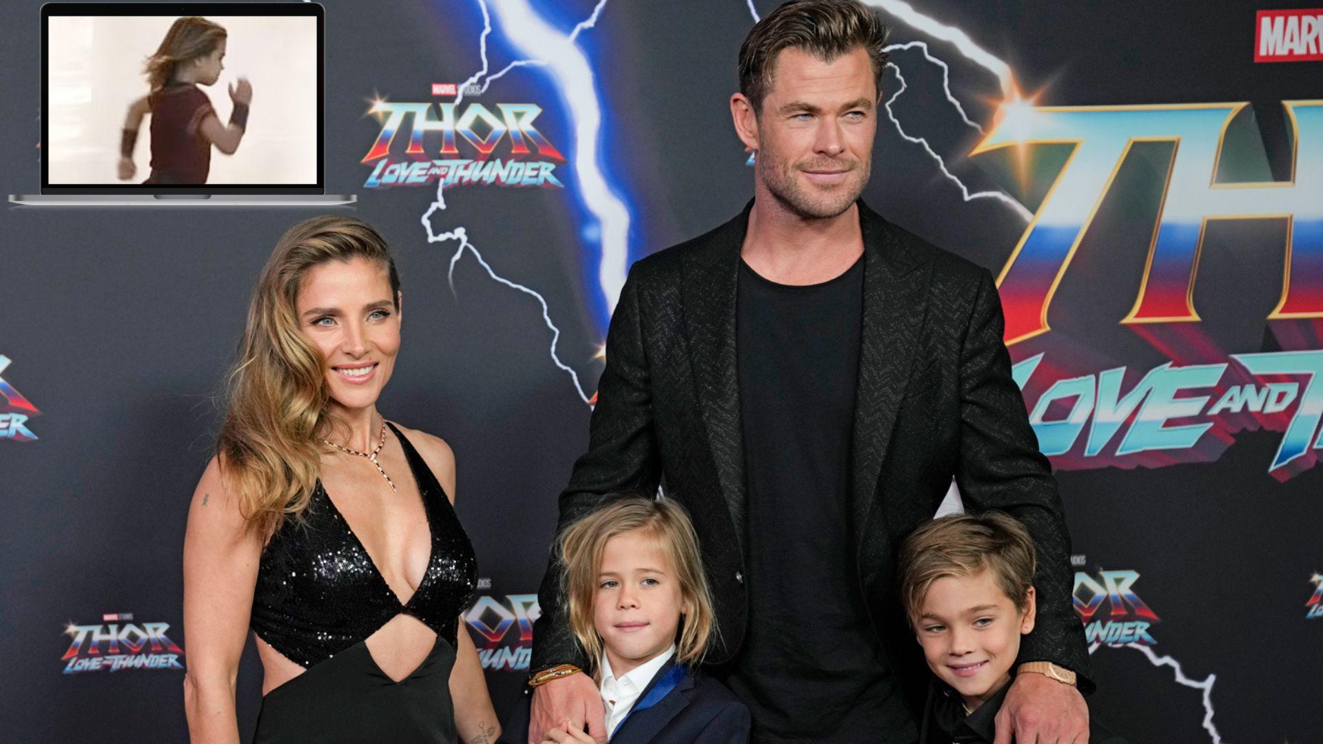 基斯咸斯禾夫做星爸，3名子女有份在《雷神4》中登場。