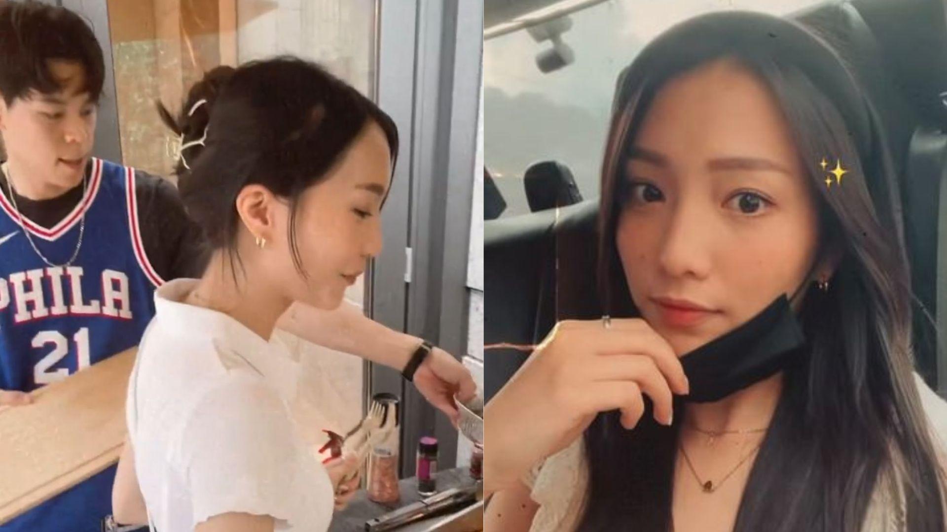 Kiki鬧出風波後終於蒲頭 孖KLAU下廚證情未變