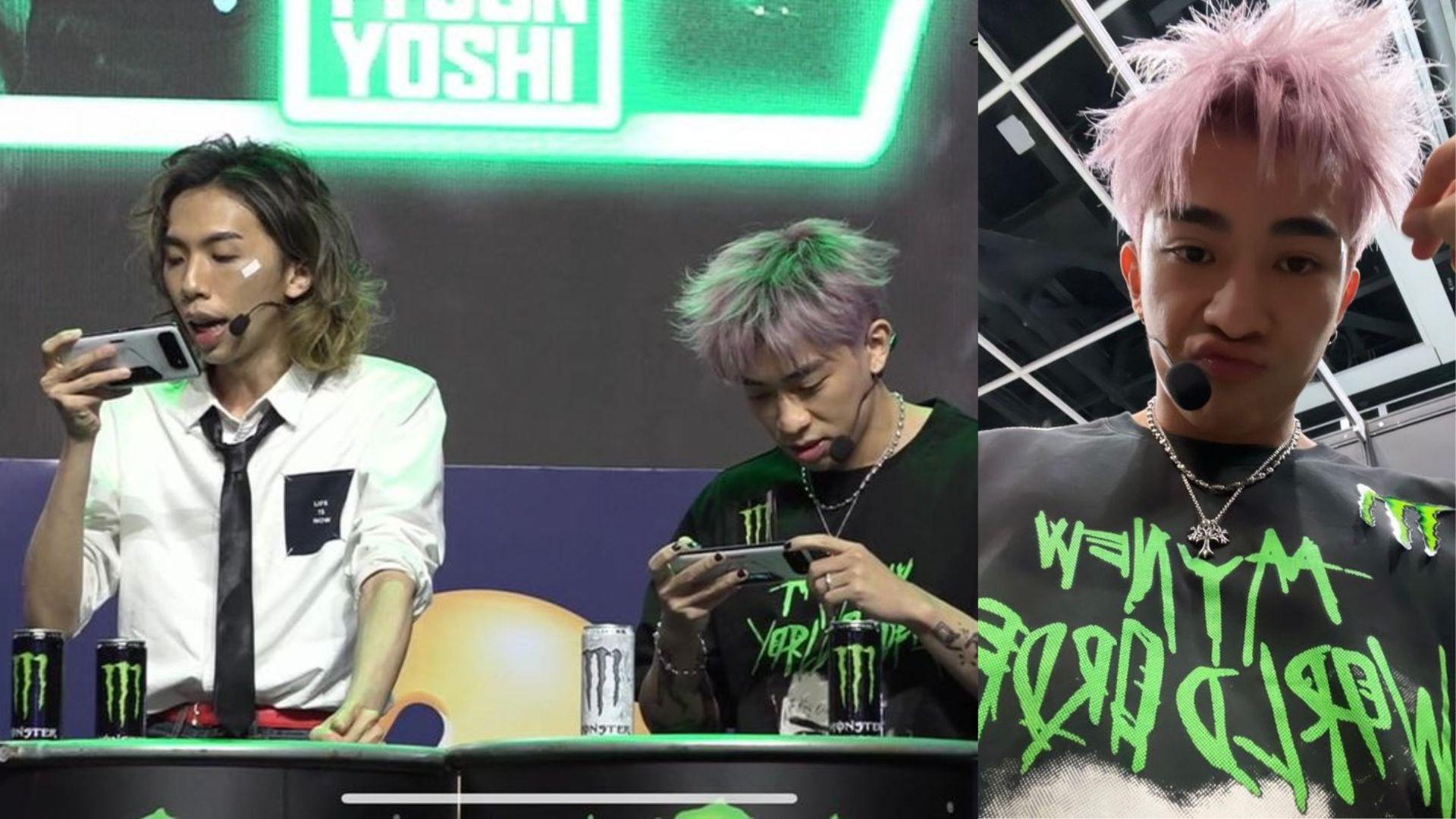 動漫節2022｜Tyson Yoshi站台打機 達哥染髮迎戰