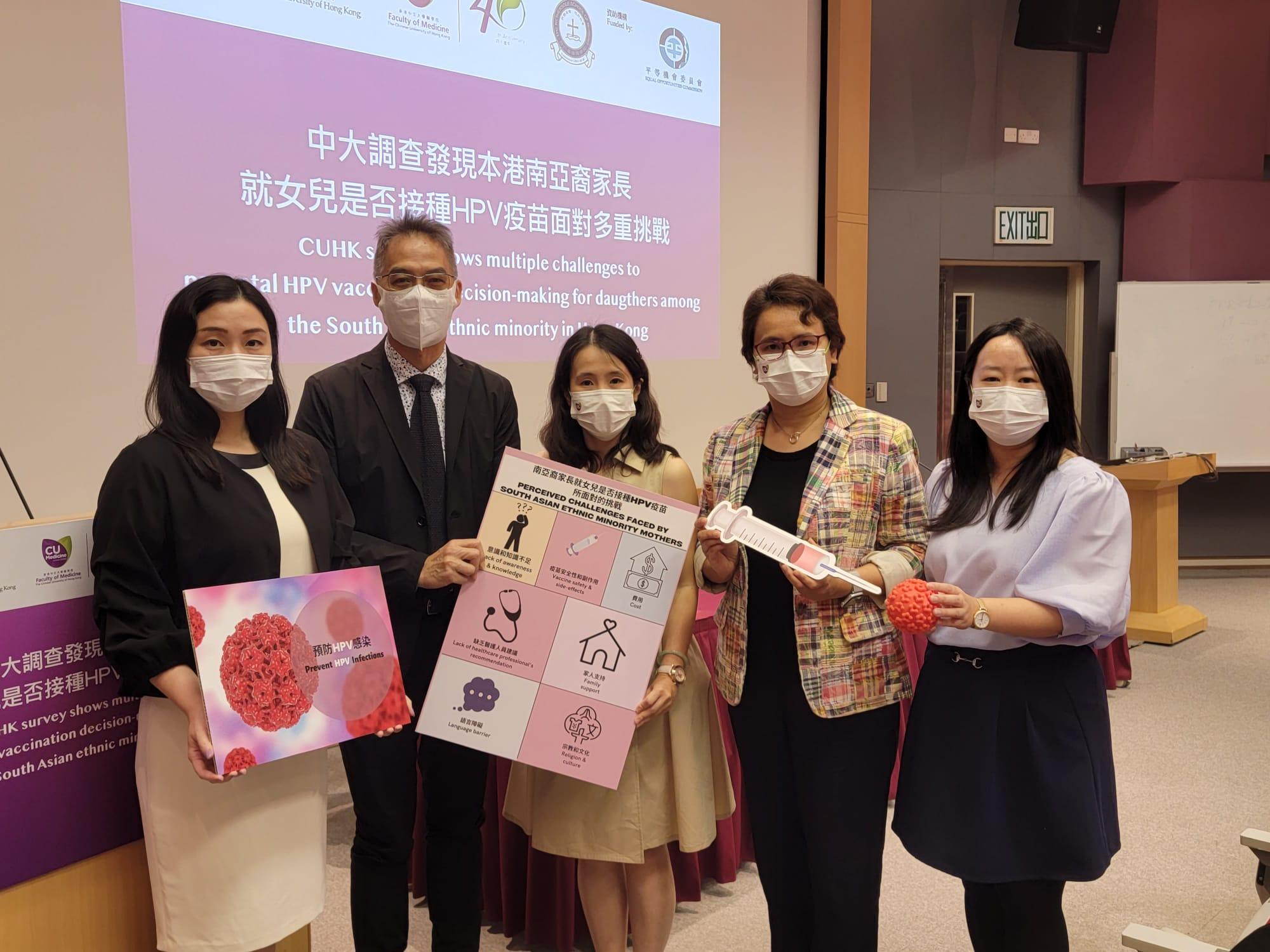 中大, 南亞裔, 南亞, HPV, 疫苗