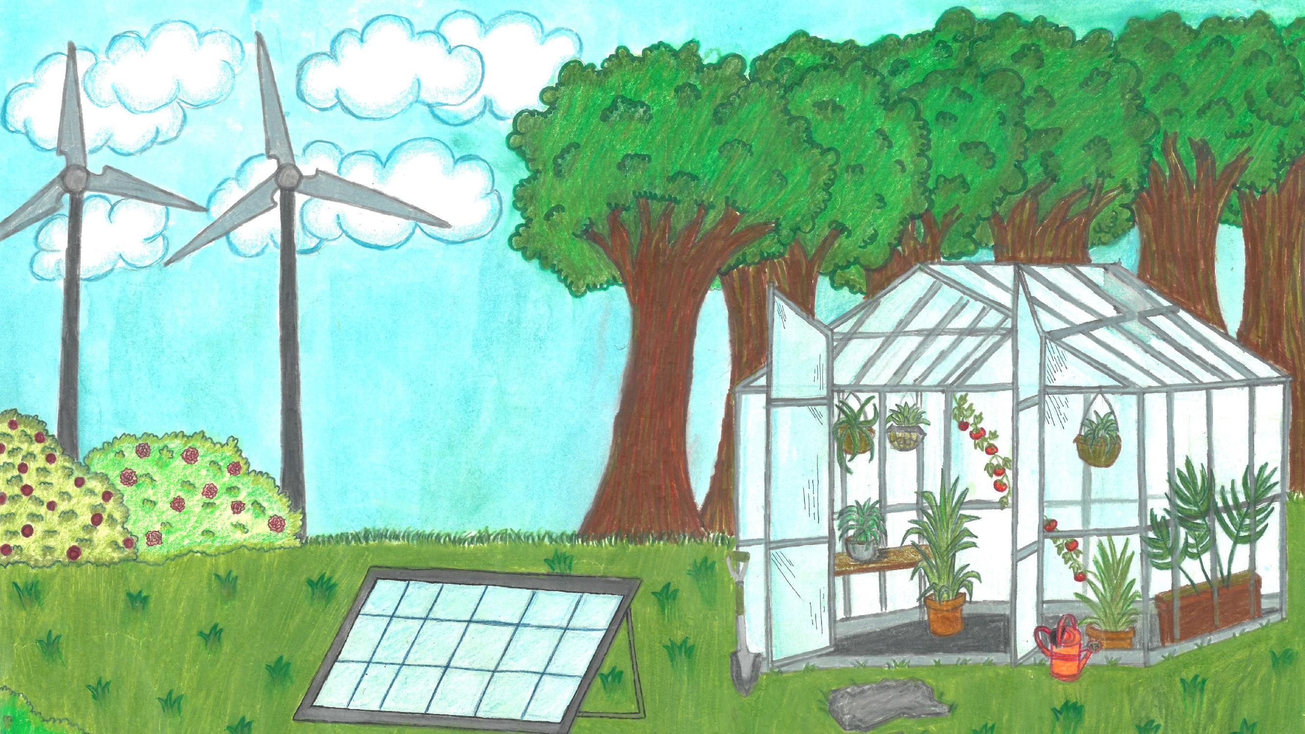 來源：廠商會蔡章閣中學 3B 奇運KIRAN Wahab同學 題目：零碳