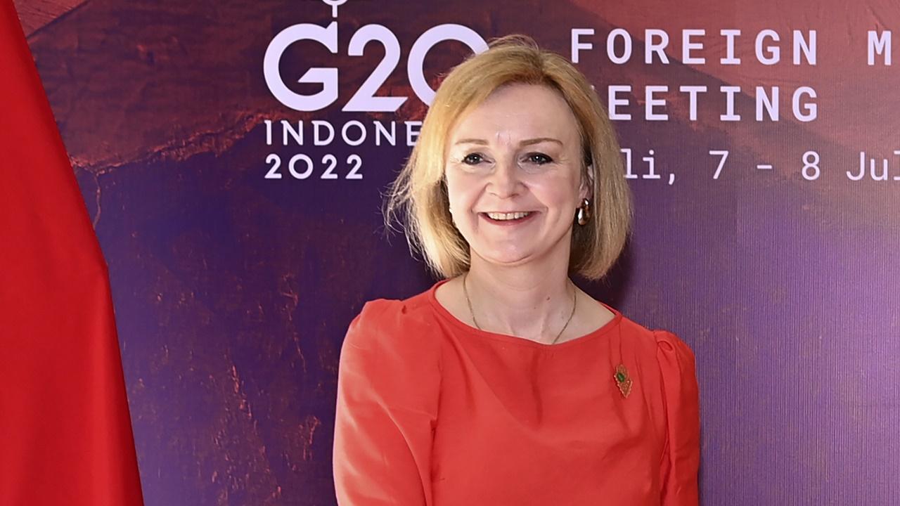 英外相卓慧思宣布角逐保守黨黨魁，增至10人表態參選。(資料圖片)