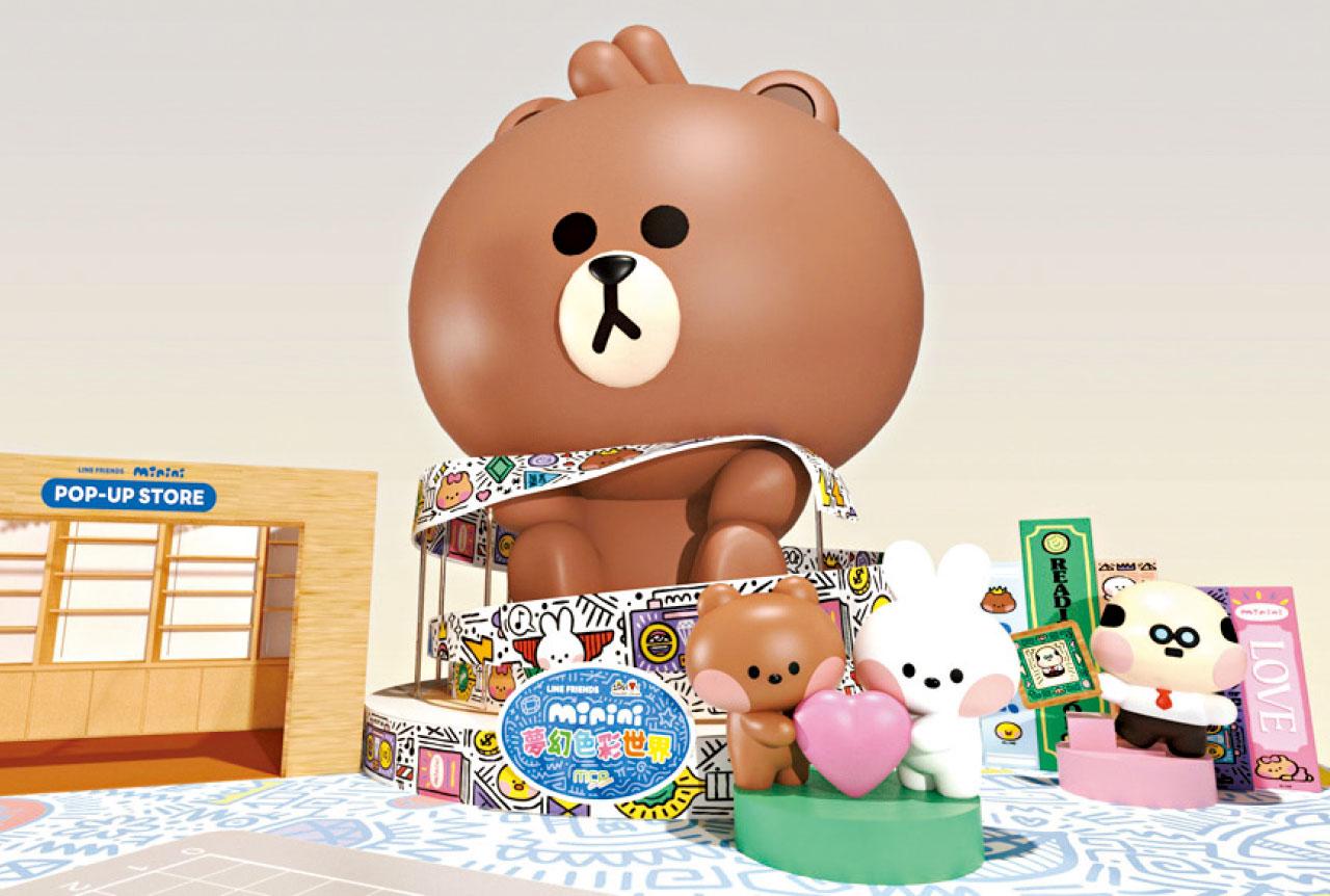 全球最大7米高LINE FRIENDS MINI BROWN 亮相新都城中心
