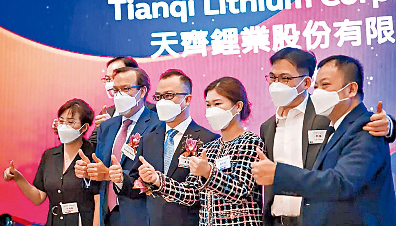 新股掛牌慘淡 巨無霸天齊鋰業曾挫11%