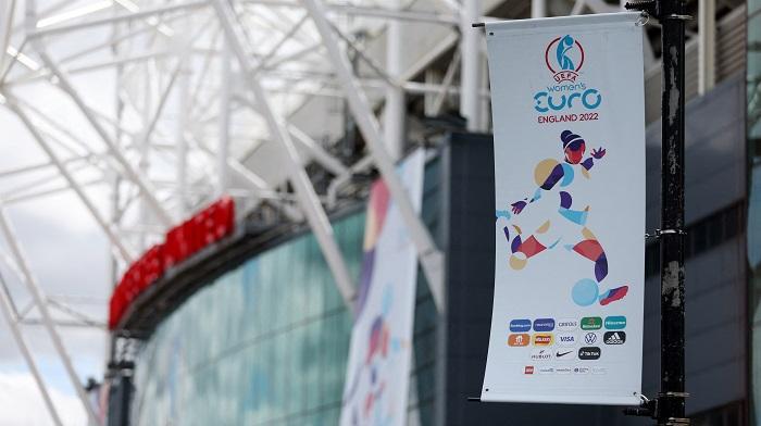 女子歐洲國家盃在英國舉行，售出門票比上屆多一倍。(路透社)