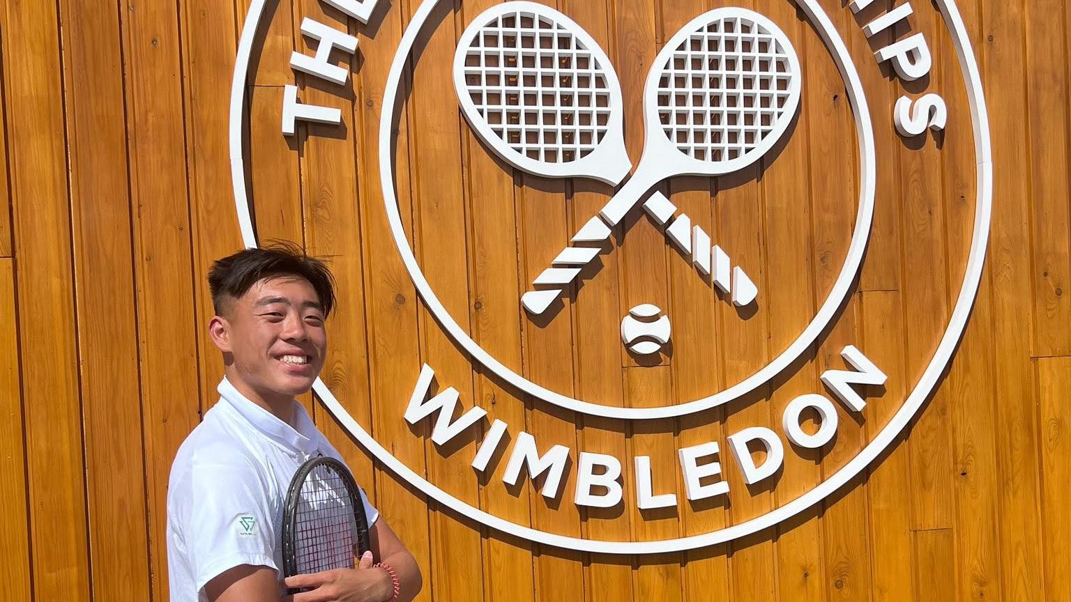 香港球手黃澤林在青年組男單及男雙皆晉級。(Facebook圖片)