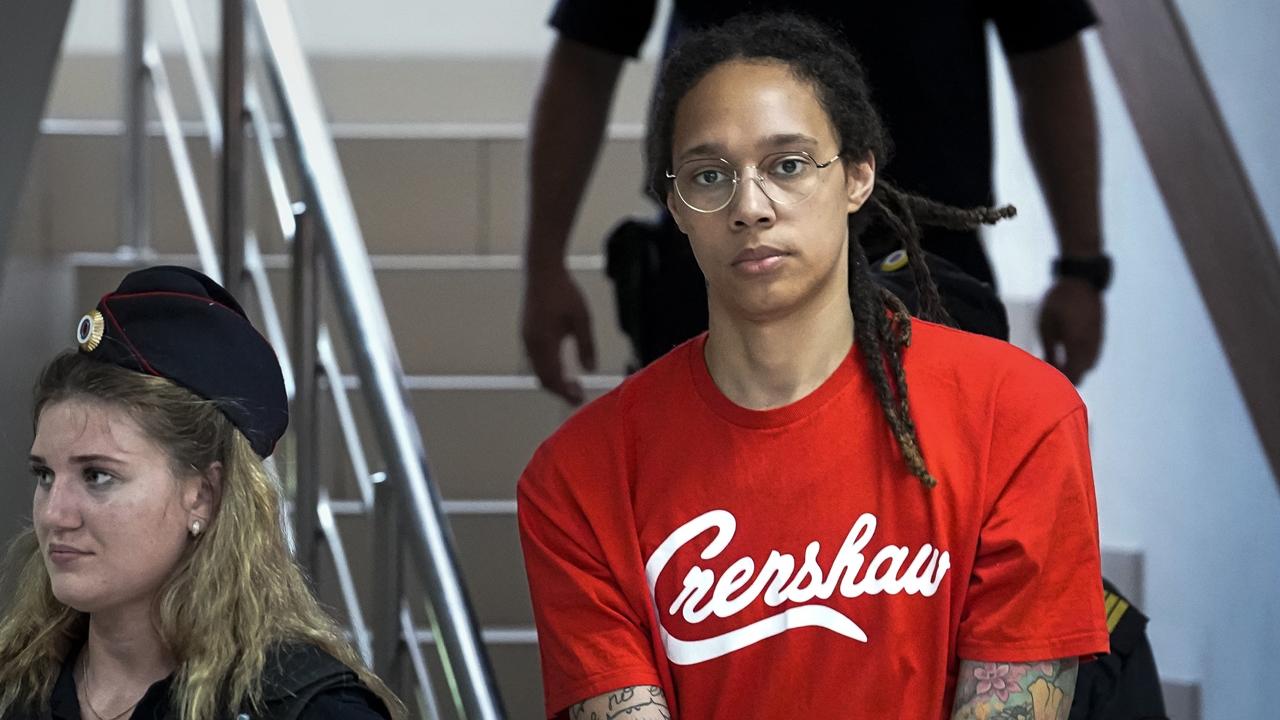 美國女籃球手於俄羅斯法庭就毒品指控認罪。(AP)