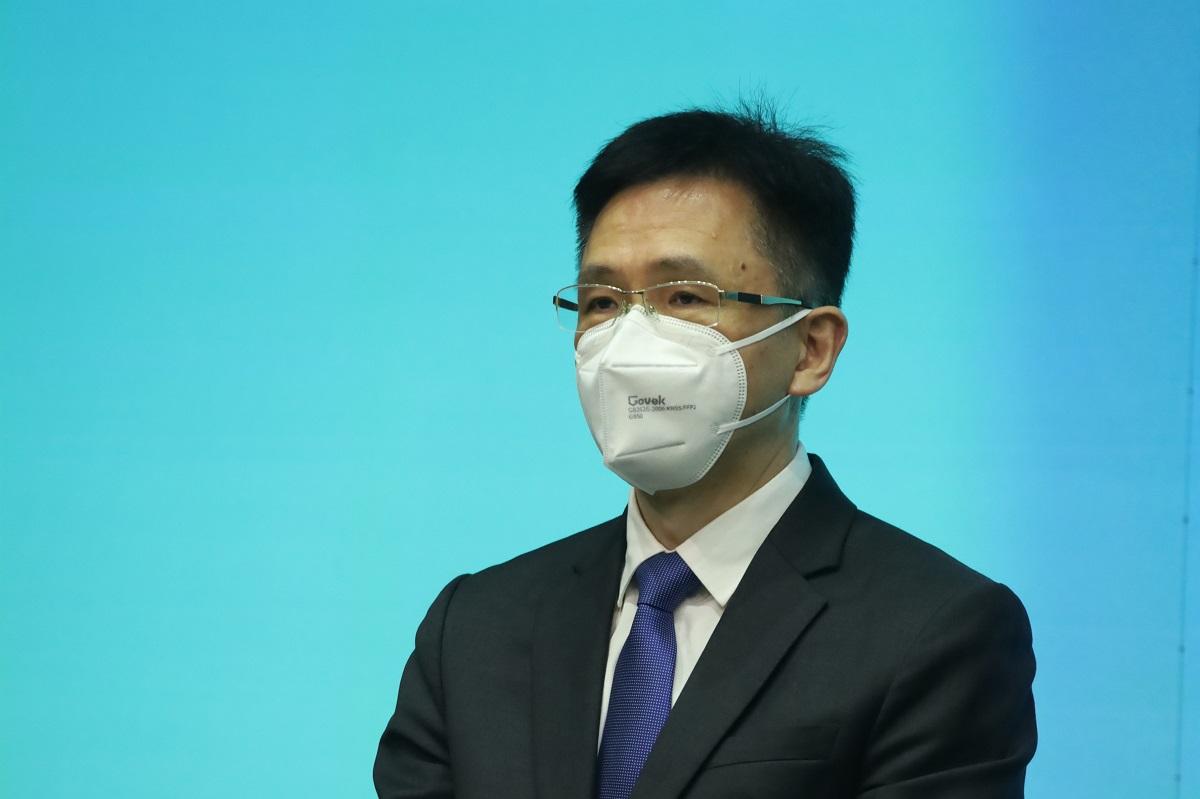 創新科技及工業局局長政務助理初步確診，局長孫東已接受核酸檢測並取得陰性結果。(資料圖片／鍾式明攝)