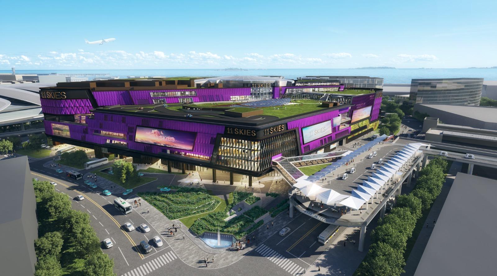 11SKIES, 新世界發展, 航天城, 香港國際機場