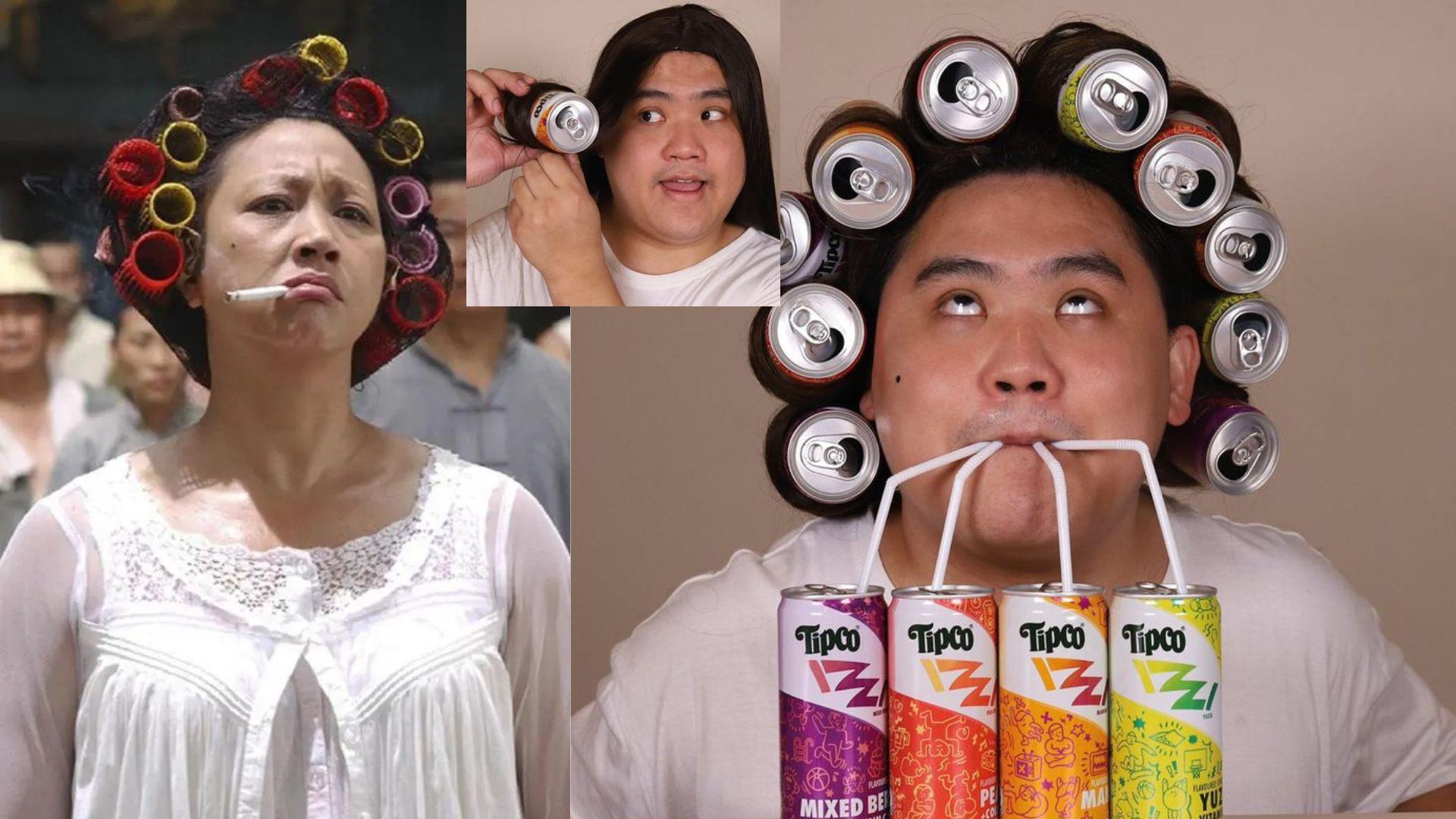 泰國網紅低成本Cosplay再玩驚喜 用汽水罐變身包租婆