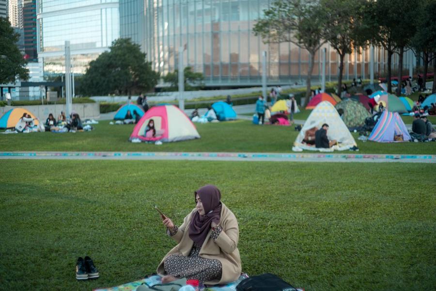 抵港外傭周五起「3+4」檢疫，居家醫學監察期間可在僱主家中工作。