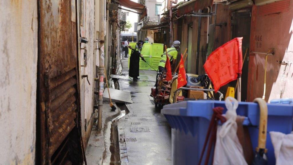 後巷清潔政府打擊衛生黑點計劃