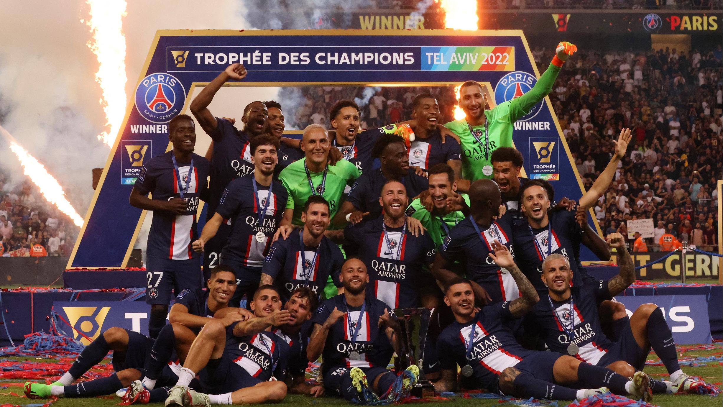 巴黎聖日耳門成為今屆法國超級盃冠軍。(Reuters)