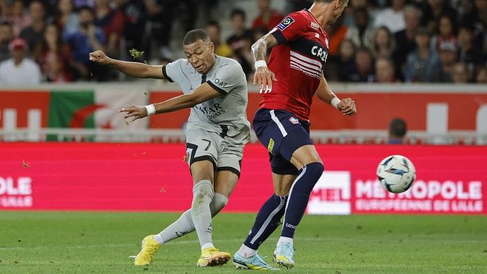 麥巴比完成帽子戲法，帶領聖日耳門大勝里爾。(路透社)