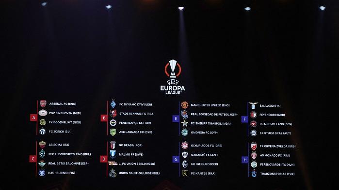 歐霸盃分組賽完成抽籤。(路透社)