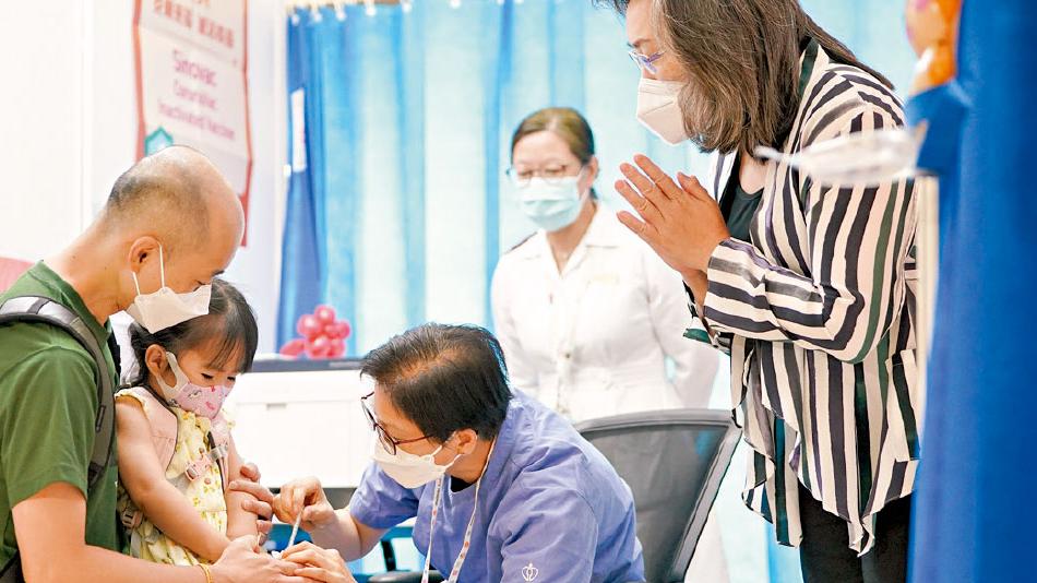 籲家長盡快帶子女打針 再有染疫童患嘶吼症