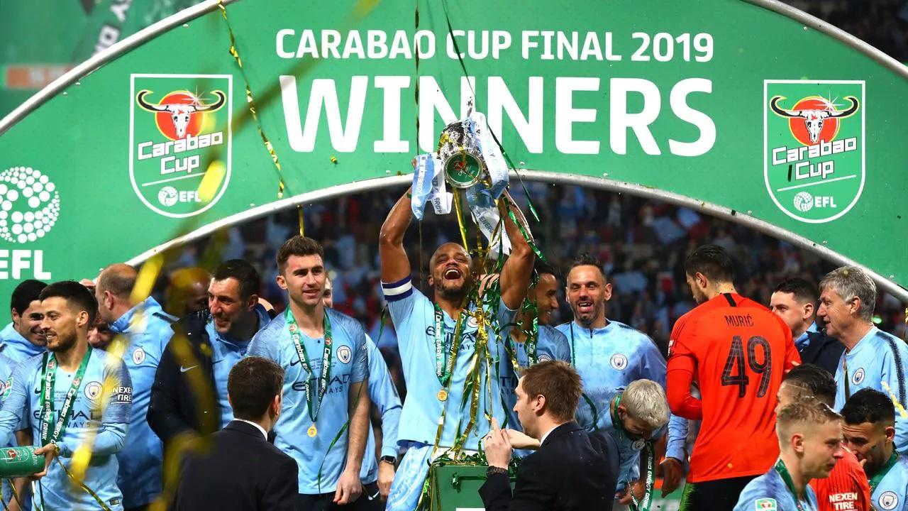 曼城在2019年的聯賽盃決賽擊敗車路士。(資料圖片)