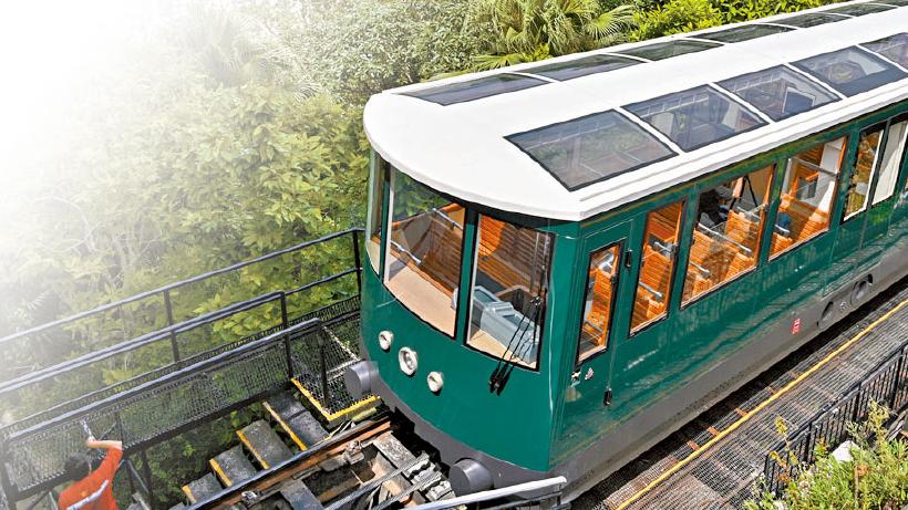 周六重開重現綠色車身 山頂纜車新增下行前向座位