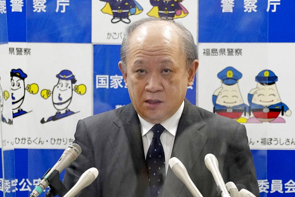 日本警察廳長官中村格就安倍晉三遇刺事件請辭。(美聯社)