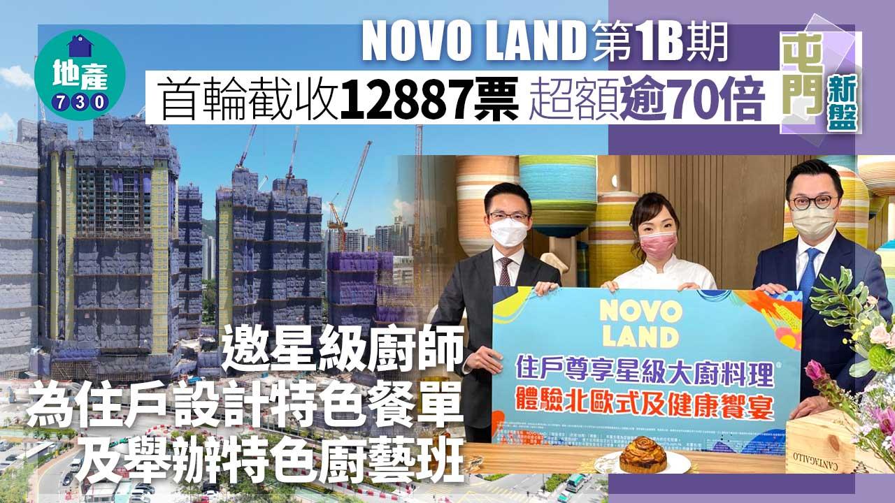 屯門新盤｜NOVO LAND第1B期首輪截收12887票 超額逾70倍