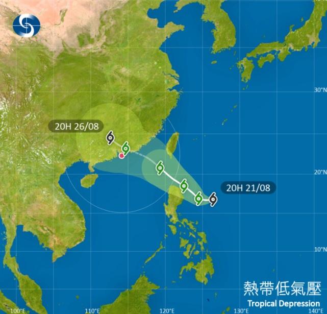 呂宋低壓區增強或變熱帶氣旋，香港本周或打風。