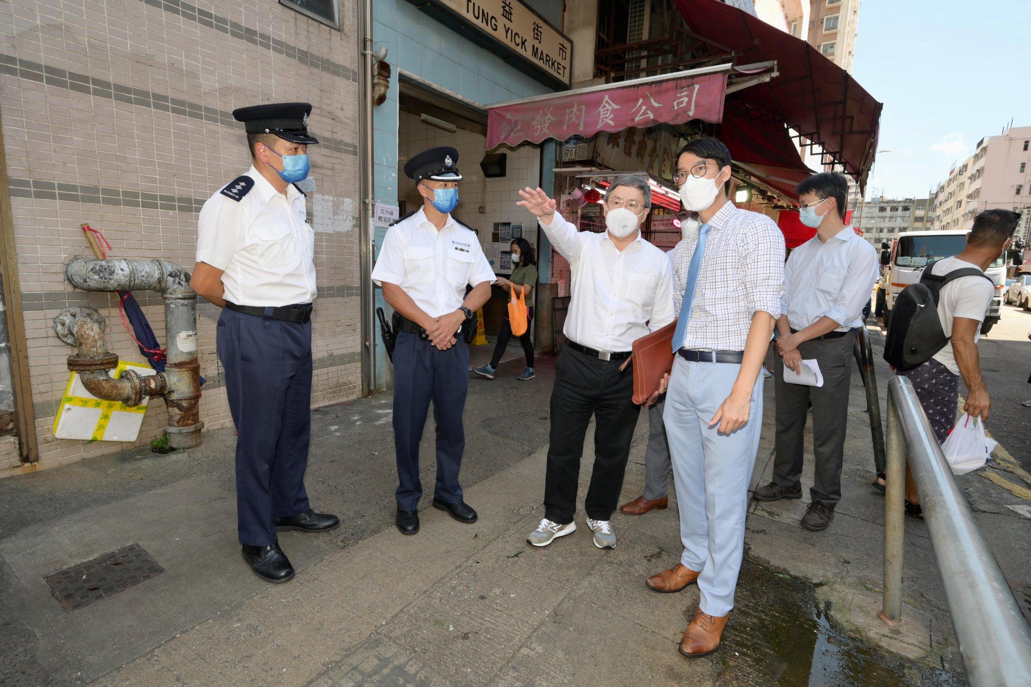 卓永興視察多個衛生黑點 已囑咐加快安裝攝錄機