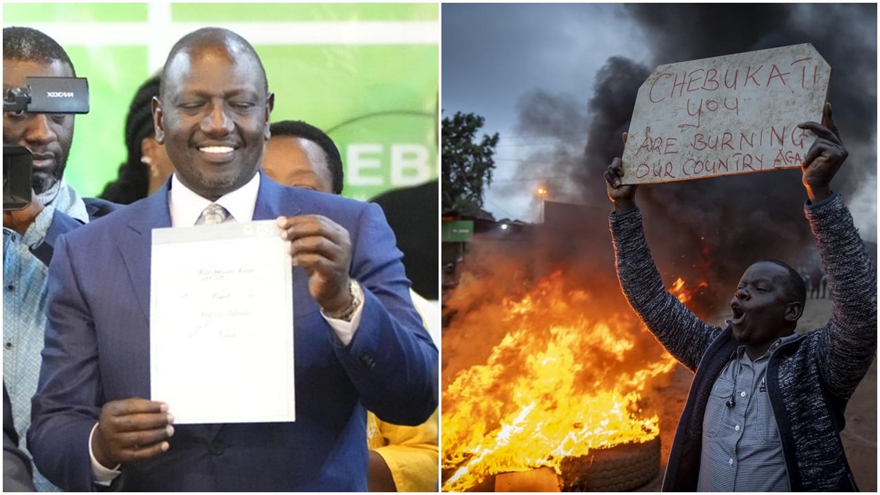 肯雅副總統爭議聲中當選總統。(AP)