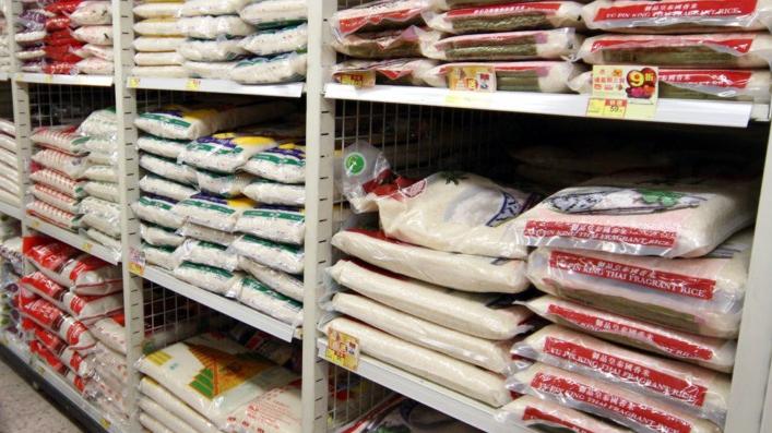 印度禁止大米出口，或影響本港米價。(資料圖片)