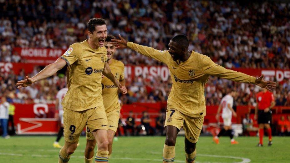 巴塞隆拿作客西維爾贏3球