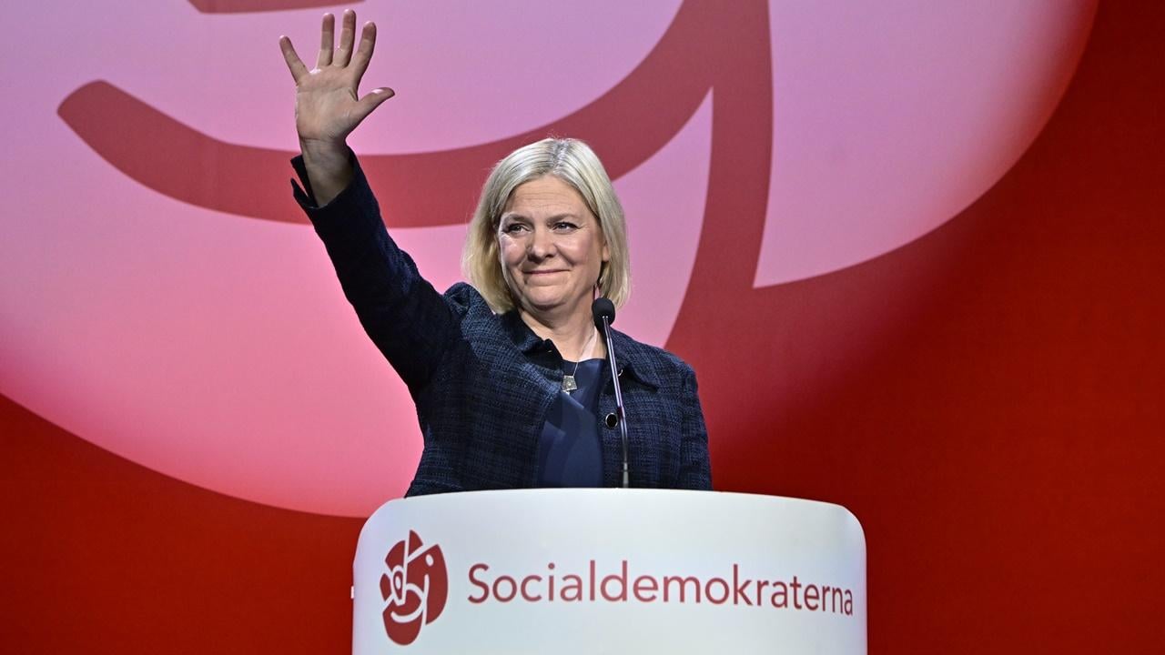 瑞典首相安德森承認國會選舉受挫，宣布辭職。(AP)