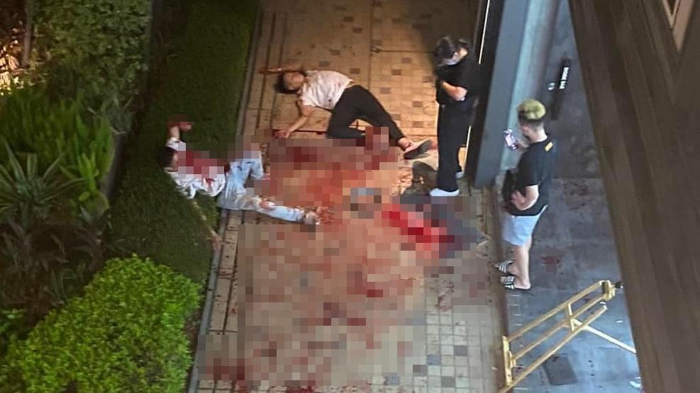 元朗酒吧慶生釀衝突，4男被追斬1人重傷昏迷。(扮工室Online@FB)