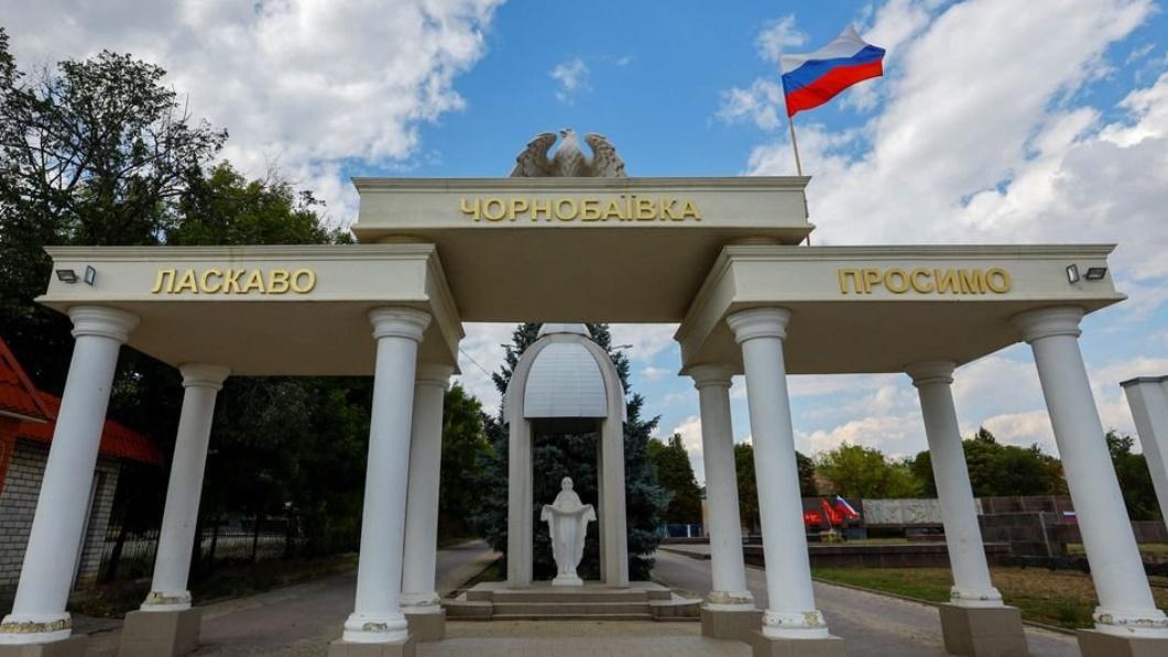 稱鑑於局勢，赫爾松親俄政府暫援入俄公投。(Twitter)