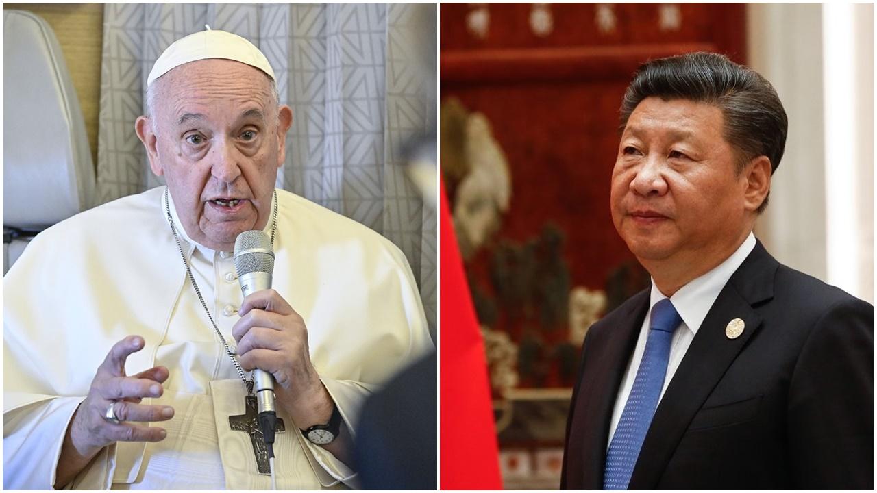 尋求晤習近平被拒，教宗：中國心態不易理解但須尊重。(AP/資料圖片)