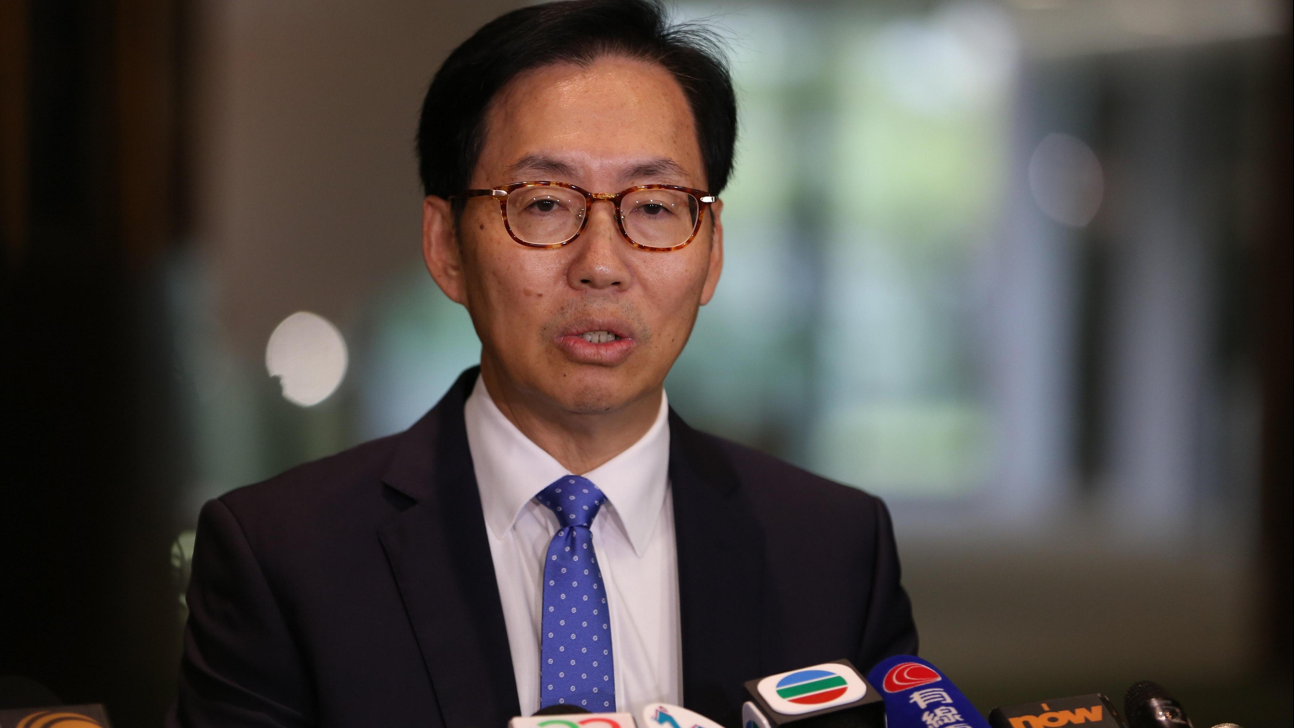 陳健波核酸檢測初步呈陽性。(資料圖片)