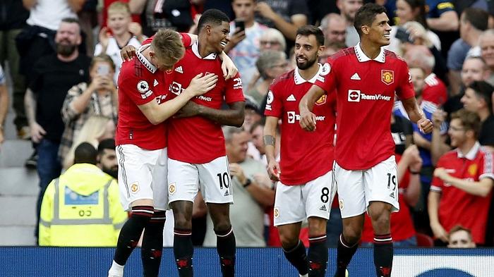 拉舒福特在對阿仙奴一仗交出2個入球及1個助攻。(路透社)