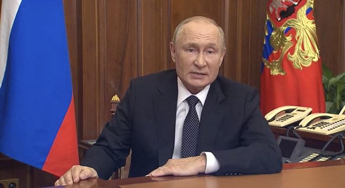 普京宣布局部動員，將徵召30萬預備軍。(路透社)