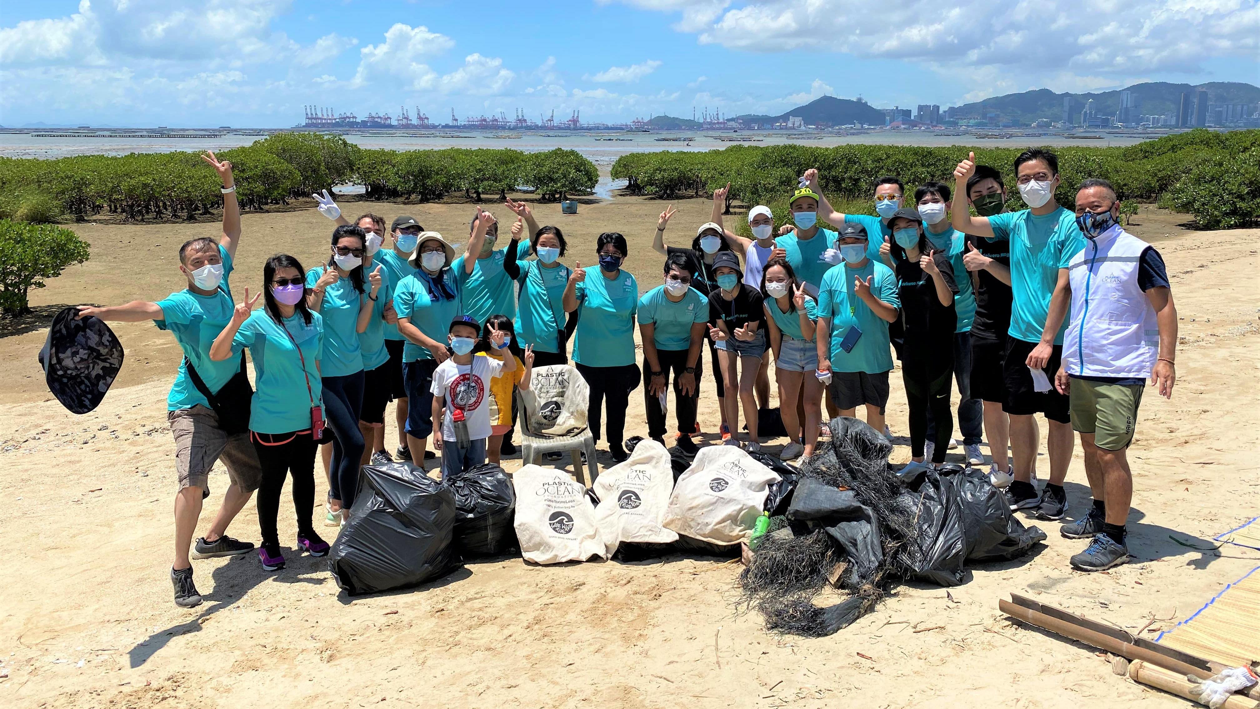 清潔海灘丨戶戶送與海塑基金會合作 植竹造林等拯救下白泥海岸