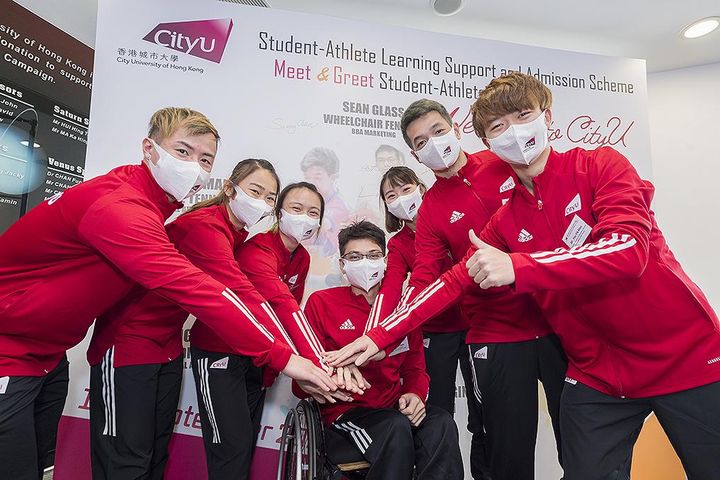城大會繼續全力支持學生運動員兼顧學業和發揮體育潛能。(香港城市大學提供)
