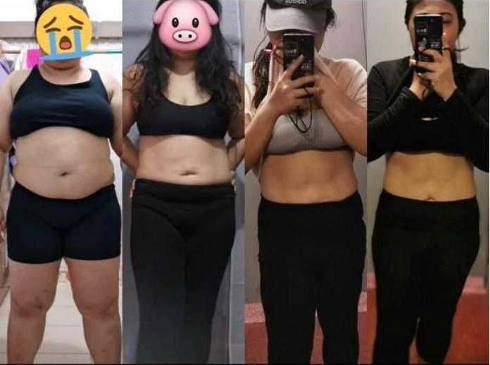 每次行6至10公里 每周行5次  110公斤肥妹激減42公斤變索女