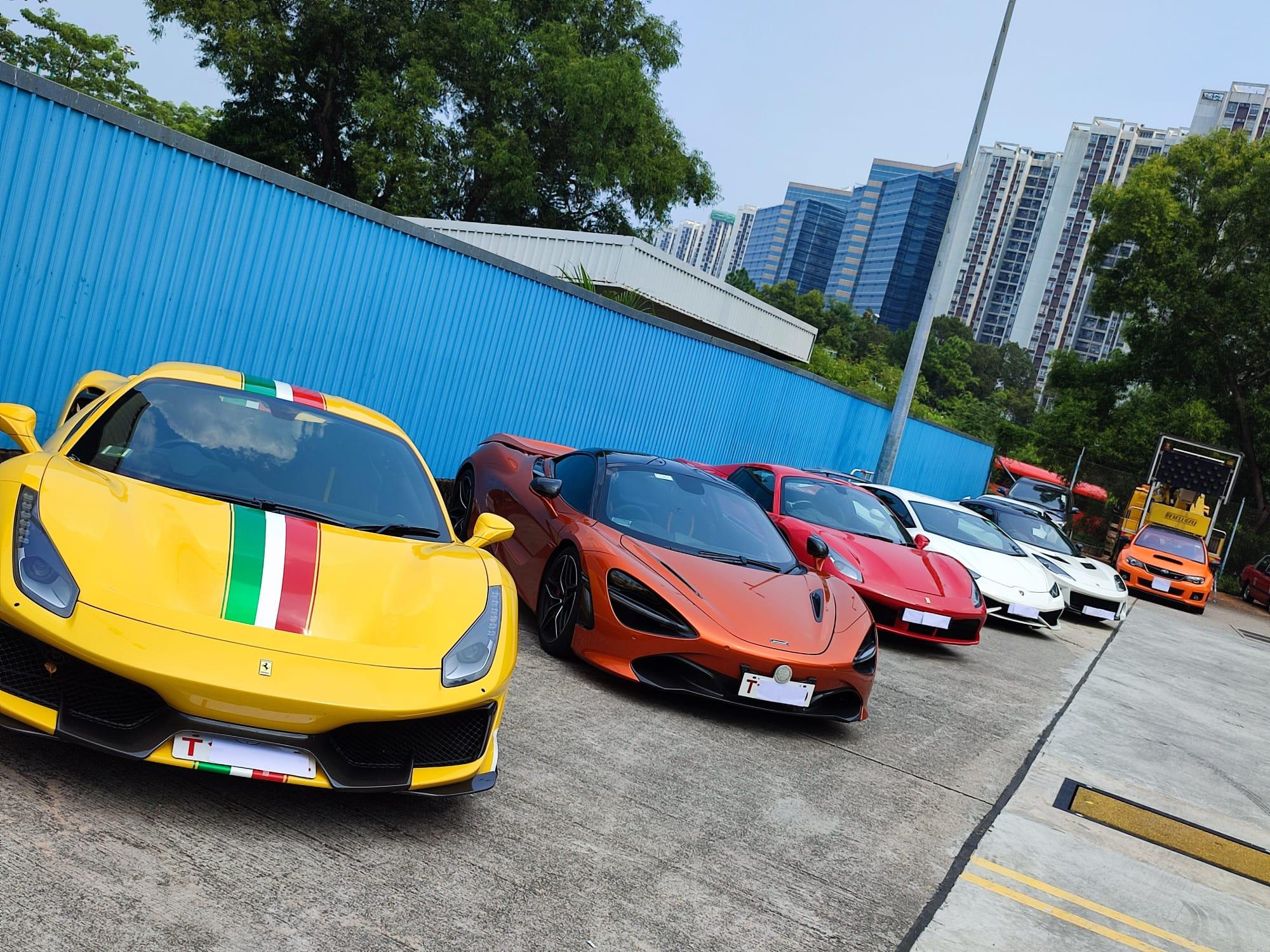 警方打擊非法賽車，7車涉案6屬超跑。