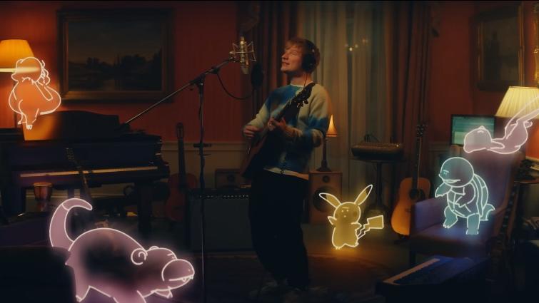 Ed Sheera變身精靈訓練員 Pokémon融入新歌MV