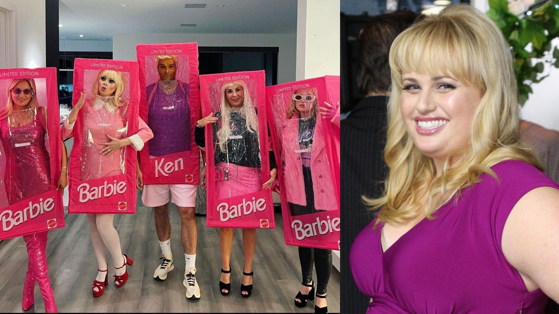 莉寶韋遜孖女友扮Barbie 老翻Ken一拖四迎萬聖節