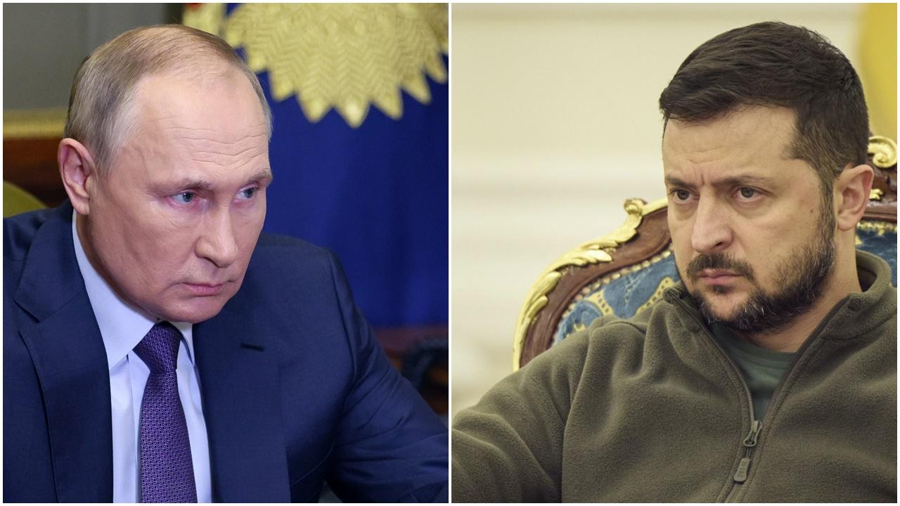 普京承認打擊烏設施報復，澤連斯基：烏克蘭不會被嚇倒。(資料圖片)